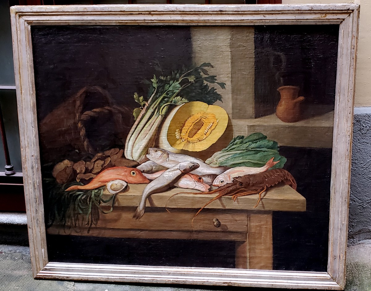 Natura Morta di Scuola Nord Italiana area Lombardo /Veneta epoca XVII secolo 