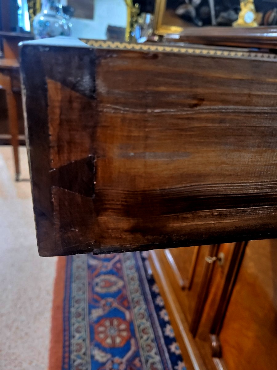 Credenza 4 porte Luigi Filippo in noce-photo-2