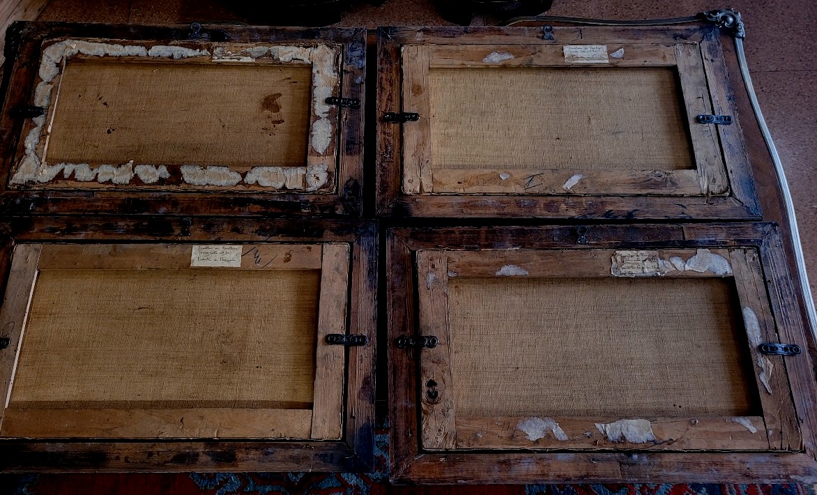 Quattro vedute del Golfo di Napoli e di Posillipo – Scuola di Posillipo, prima metà del XIX sec-photo-4