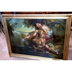 Dipinto olio su tela di Mattia Traverso