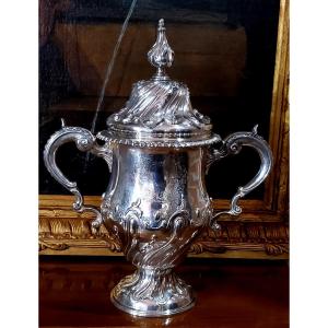 Coppa, centro tavola in Argento 925 manifattura Inglese Londra epoca 1763 
