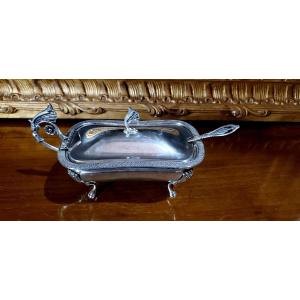 Zuccheriera in Argento 800 manifattura Italiana ,epoca fine 1800