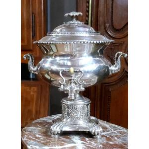 Antico Samovar manifatrtura Inglese epoca 1840(circa) in sheffield (placcato argento)