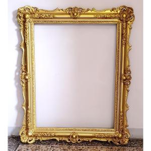 Antica cornice in legno dorata epoca Luigi Filippo ( 1860 circa) ,manifattura Francese 