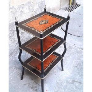 Antico mobiletto Napoleone III a piani 