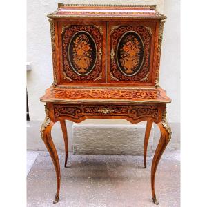 Antico Bonheur Du Jour epoca Napoleone III manifattura Francese 
