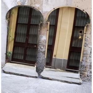 2 Antichi specchi stile liberty 