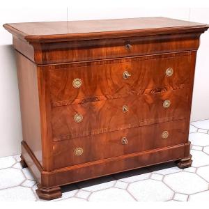Antico comò epoca Luigi Filippo manifattura Francese ,in legno di noce .