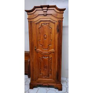 Antico mobile angoliera epoca 1850 /80 stile Luigi XVI in legno di noce di manifattura Piemonte