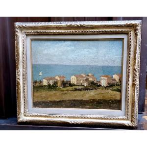 Dipinto olio su tavoletta  firmato Ferdinando Tugnoli pittore Bolognese allievo di Morandi