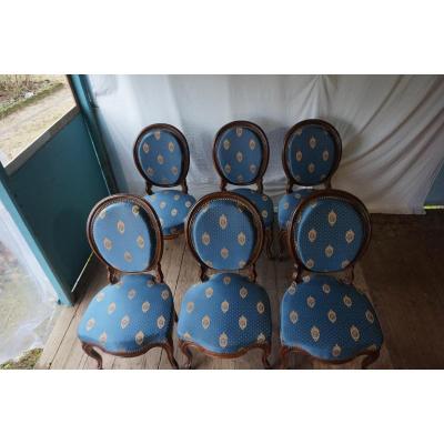 Suite Of 6 Napoleon III Chairs