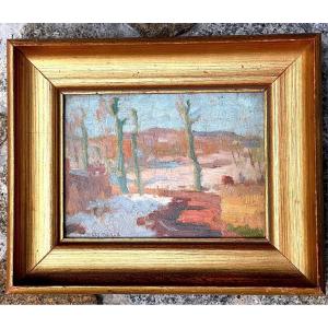 “landscape” Jules Merle (1883 - 1978)