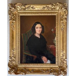“portrait Of A Woman” 19th Century 