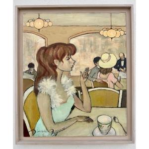 “tea Time” Simon Auguste (1909 - 1987)