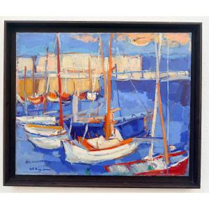 “deauville Basin” André Raffin (1927 - 2005)