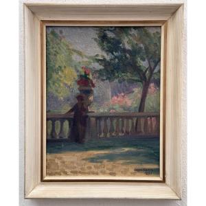 "a View Of Saint Cloud" By Roger Casse, 1880
