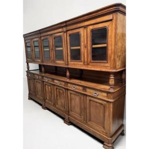 Large 19th Century Kitchen Buffet Or Bookcase