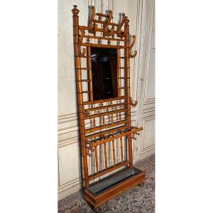 Late 19th Century Bamboo-style Coat Rack