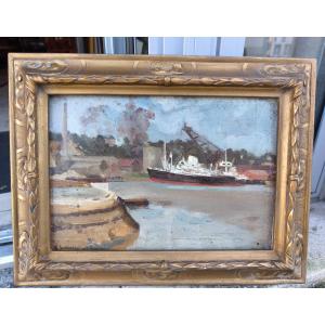 Marine Painting By Bouvallet Philippon Denise 