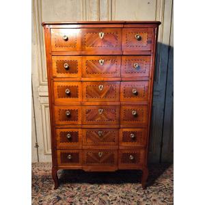 Louis XVI Period Chest Of Drawers, 18th Century 