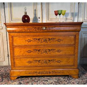 Charles X Chest Of Drawers In Speckled Maple 