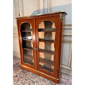Narrow Late 19th Century Rosewood Collector's Display Case