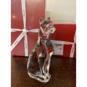 Egyptian Cat In Crystal By Baccarat