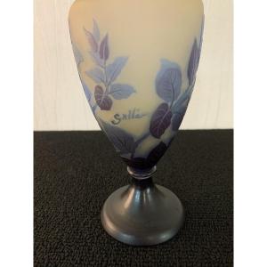 GALLE VASE BALUSTRE