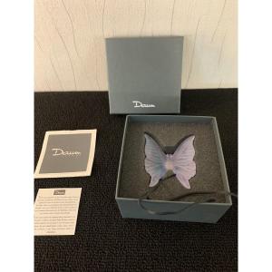 Daum Butterfly Pendant