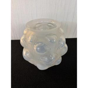 Vase Model 'le Tulipier' In R. Lalique Crystal Numbered 86 / 995