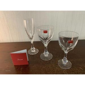 18-piece Monaco Model Set In Baccarat Crystal (price Of 18 Glasses)