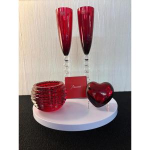 Special Valentine's Day Set In Baccarat Crystal (set Price)