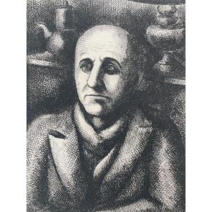 Pierre De Belay (1890-1947) - Portrait De Max Jacob