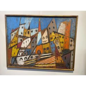Guillaume Jean (1902-1988) - Geometric City
