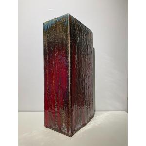Helmut Schaffenacker (1921-2010) - Large Sang De Boeuf Vase