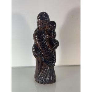 Jean-sébastien Le Pemp Known As Bastian Le Pemp (1931-2019) - Virgin And Child