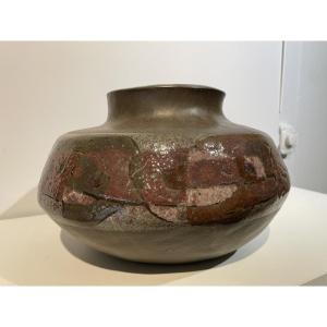 Paul Quéré (1931-1993) & Ariane Mathieu (1937) - Poetry - Large Vase
