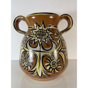 Georges Connan (1923-2002) - Keraluc - Flower Vase