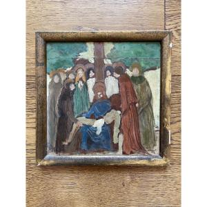 Louis Ferrand (1905-1992) - Descent From The Cross - 1938