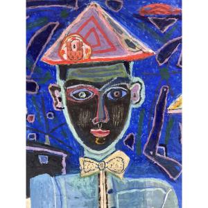 Michel Debiève (1931-2021) - The Flute Player