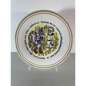 Pierre Toulhoat (1923-2014) - Saint Corentin Service - Plate A - Keraluc 1948