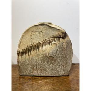 Heiner Balzar (1937-) - Steuler Keramik - Germany - Large Half-moon Vase