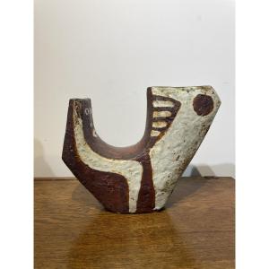 Helmut Schaffenacker (1921-2010) - Large Vase With Two Spouts