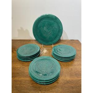 Pierre Toulhoat (1923-2014) - Dessert Service - Keraluc