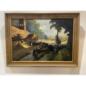 Joseph Carrer (1891-1979) - Pardon De Trébabu - Finistère - Brittany