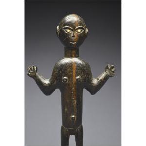 Tanzania, Nyamwezi People, Mid 20th Century, Ancient Protective Fetish With Shiny Patina