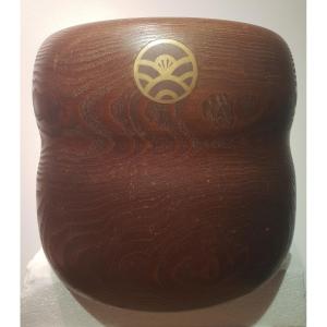 Flower Pot Hibachi Lacquered Wood Japan Meiji