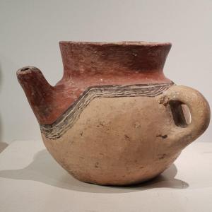 Small Jug, Vase, Terracotta Gargoulette, Maghreb, Algeria, Kabyle.