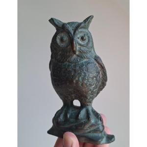 Bronze Owl, 19th-20th Century