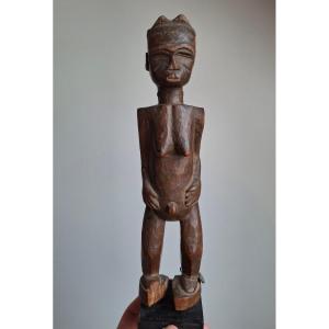 Old Baoule Statue With Patina Of Use